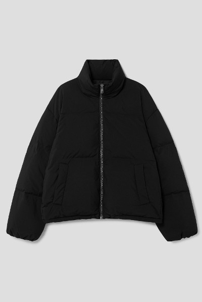 8seconds Short Hoodie Down Jacket Black | Puffer for Men 8seconds Short Hoodie Down Jacket Black | Puffer for Men