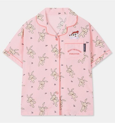 ★ SPAO★ Sanrio Characters Short Sleeve Pajamas PINK SPPPF SPAO x Sanrio Characters - Short Sleeve Pajamas Set (Pink