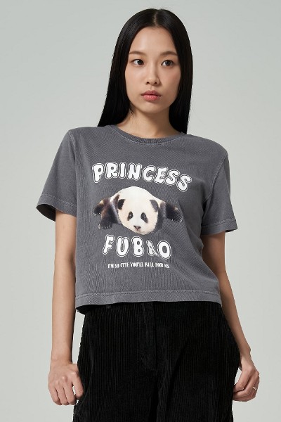acme de la vie Unisex Gold Chain Bear Doll Short Sleeve Tee
