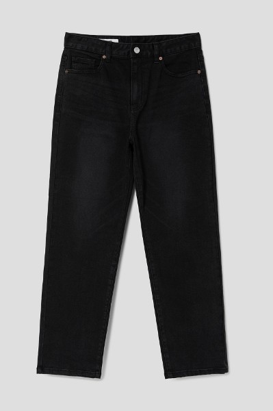 everyone soft denim pants (BLACK）XL everyone soft denim pants (BLACK）XL 8seconds Denim Straight