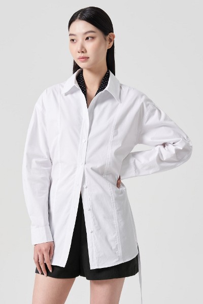 Mind Bridge Unisex JHI Oxford Oversized Shirt | Collared
