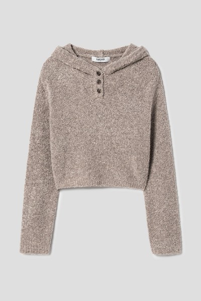 Covernat Unisex Mock Neck Semi Crop Raglan Sweatshirt