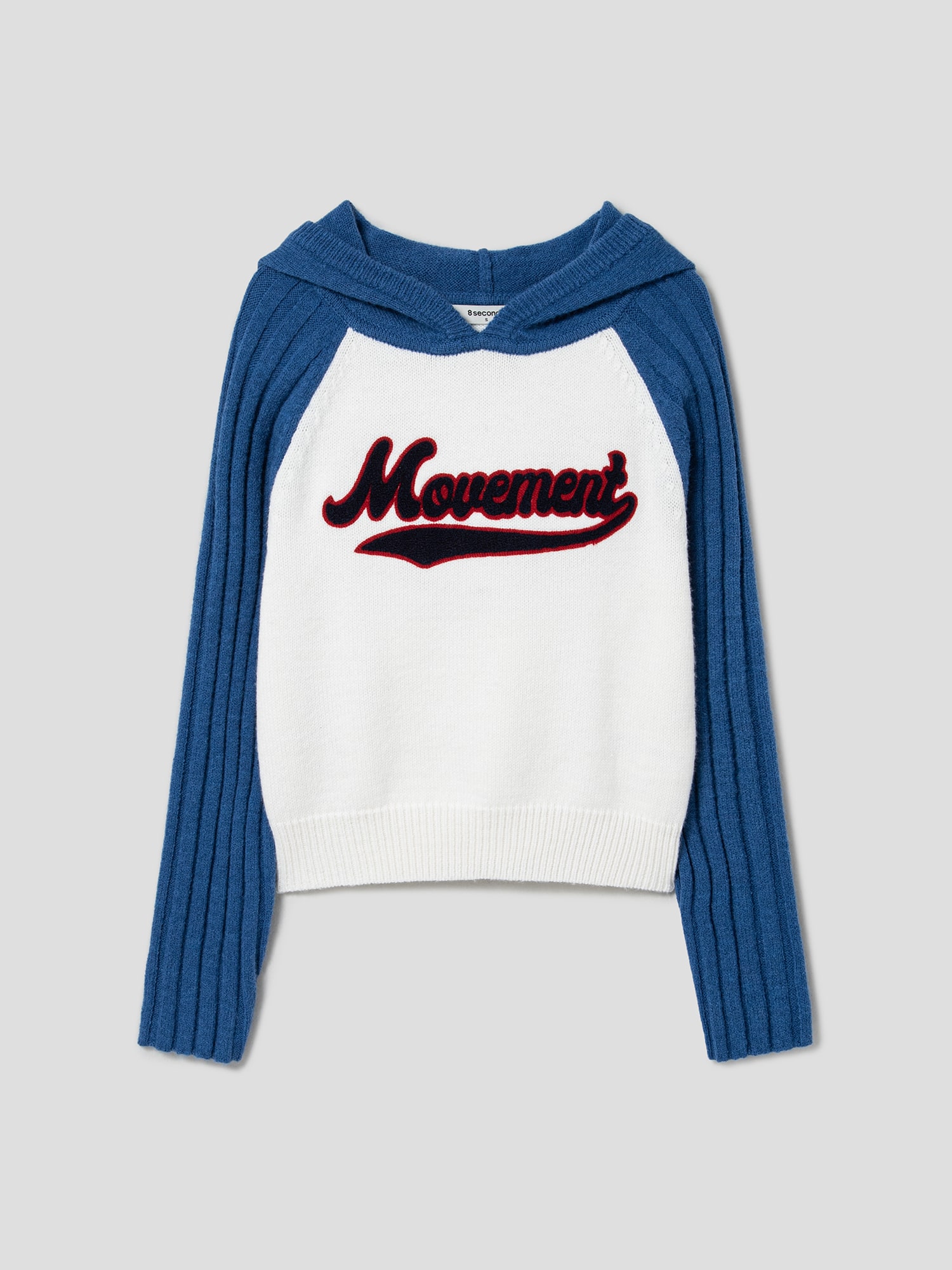 Covernat Unisex Terry Semi Crop Raglan Sweatshirt Ecru