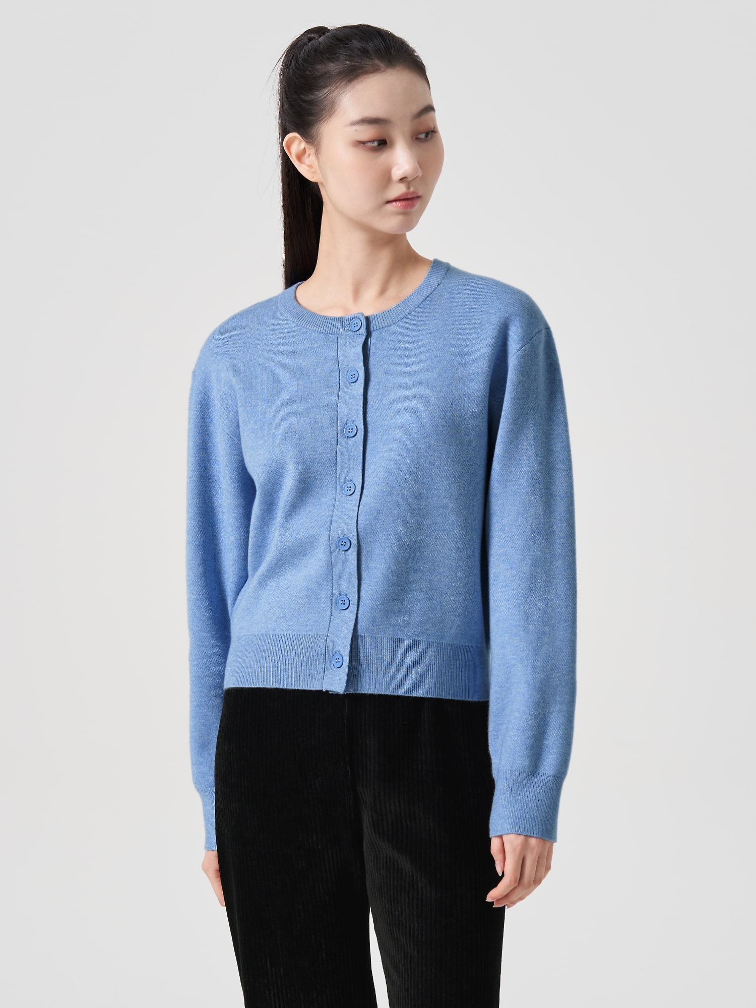 トップス Tendawool Cardi (Sky Blue) Tendawool Cardi (Sky Blue) – COMME SI STUDIO