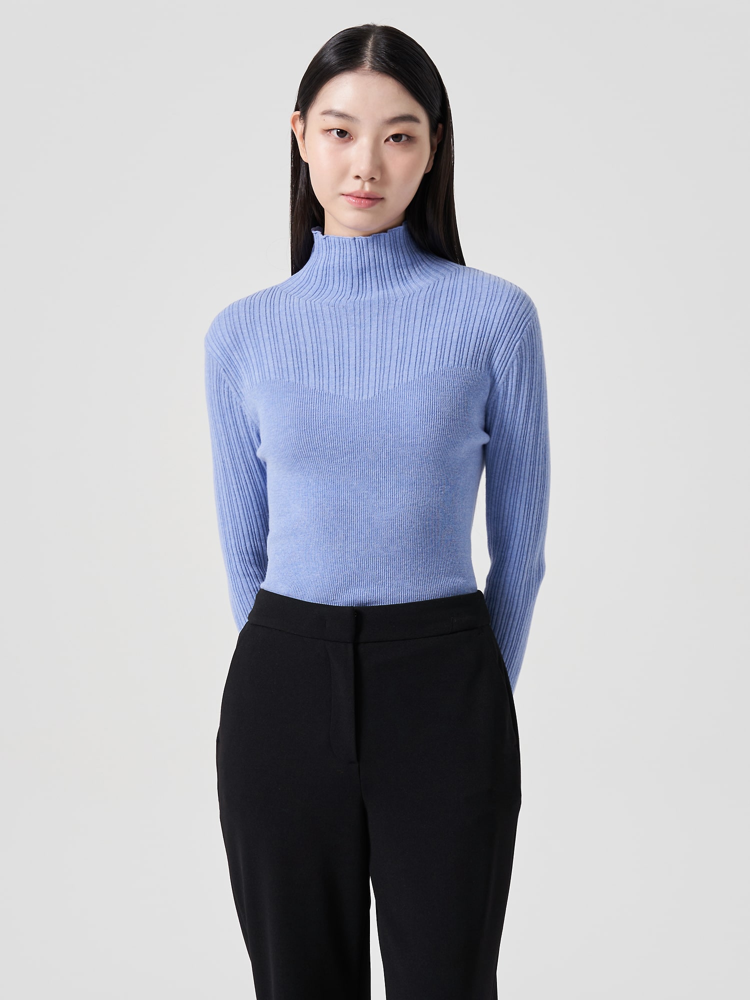 ニット・セーター COVERNAT C LOGO TURTLENECK KNIT UK1095 Covernat Unisex C Logo Turtleneck Knit Black | Turtlenecks