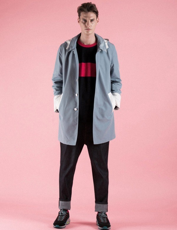 Covernat Unisex Herringbone Hoodie Zipup Oatmeal | Hooded