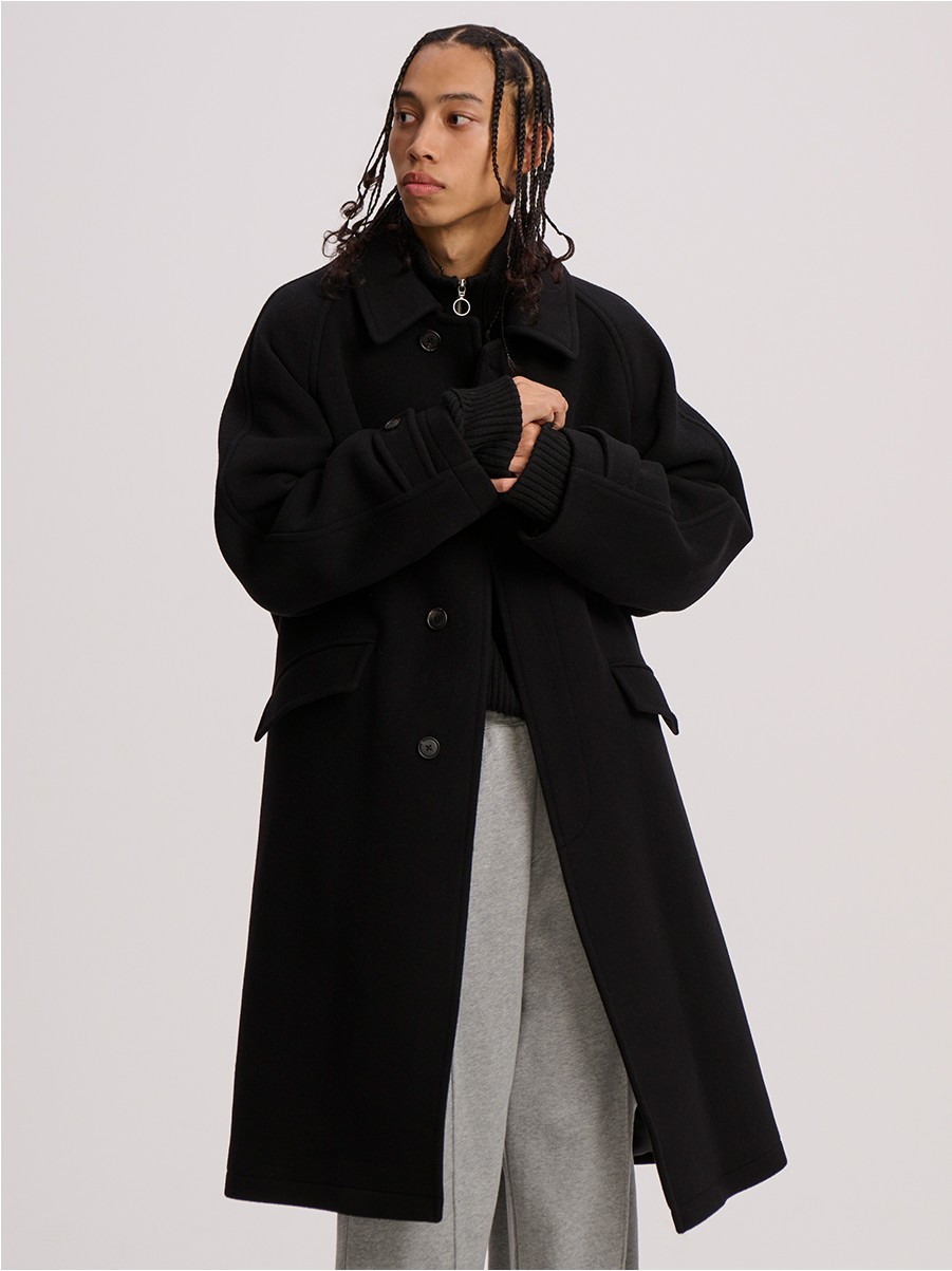 [COVERNAT]★WOO DUFFLE COAT Covernat Unisex Wool Duffle Coat Charcoal | Coats for Women