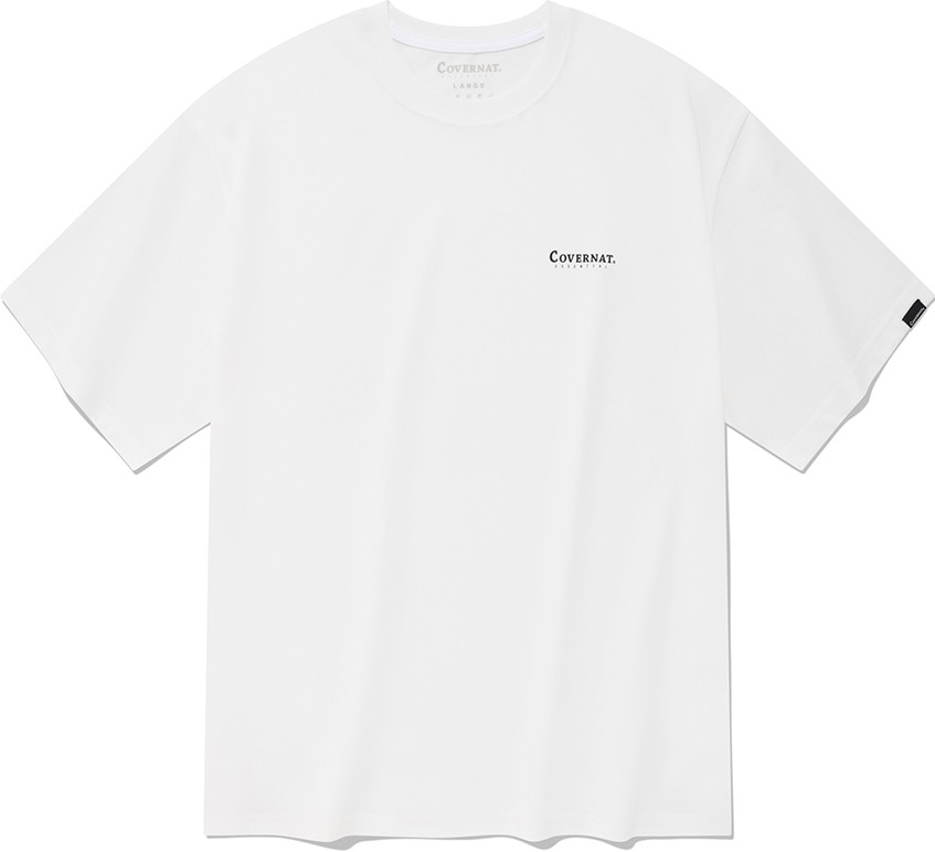 ◆KODAK◆ Big Logo Askin Short Sleeve T-Shirt Women IVORY Kodak Apparel Unisex Core Woven Short Sleeve Tee Shirt Ivory