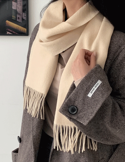 8seconds Lambs Wool Muffler Ash | Scarves & Mufflers for