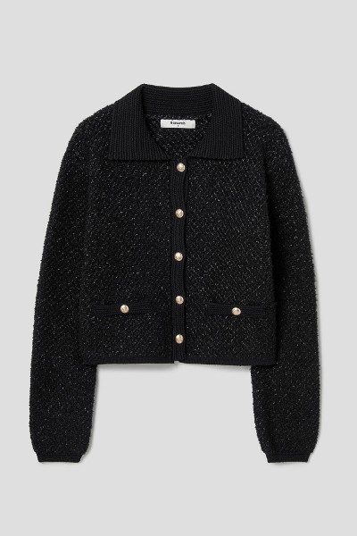 【SATIIIZ】Coder Round Cable Cardigan TWEE Coco Cable Round Cardigan | Cardigans for Women | KOODING