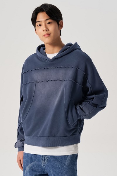 スウェット・トレーナー COVERNAT C Logo Half Zip-up Man to Man Charcoal Covernat C Logo Half Zip-Up Sweatshirt – Dot & Line Store