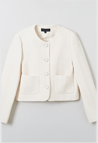 Covernat Unisex Fleeced Collarless Jacket Light Gray