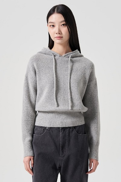 パーカー・フーディ COVERNAT C Logo Lambswool Hoodie Knit Lavender Covernat Unisex C Logo Lambs Wool Hoodie Knit Lavender