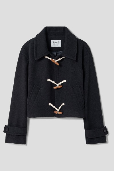Covernat Unisex C Logo Collar Varsity Jacket Navy | Jackets