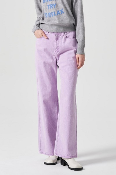 MIXXO Washing Long Wide Fit Denim Pants | Wide for Women
