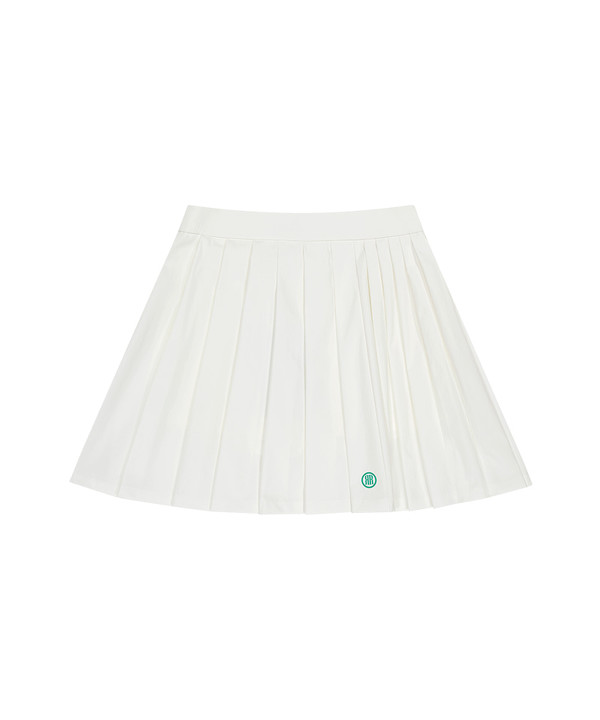 8seconds Pleats Skirt White | A-Line for Women | KOODING