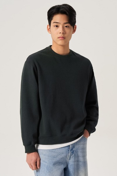 【韓国GROVE グローブ】HAGUE RUGBY SWEATSHIRT [MAN-3COLORS] HAGUE RUGBY SWEATSHIRT [MAN-3COLORS] - GROVE