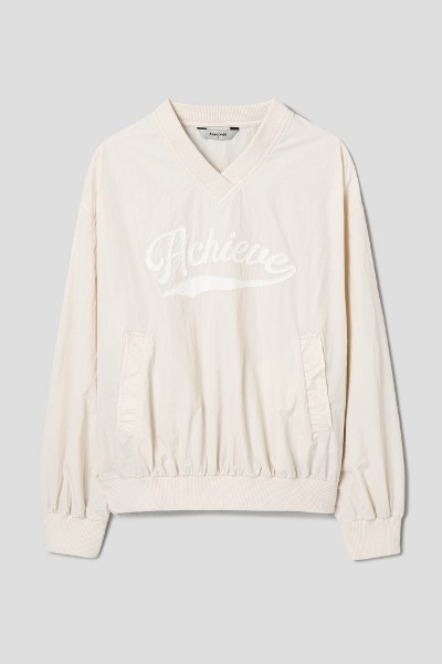 Covernat Unisex Mock Neck Semi Crop Raglan Sweatshirt