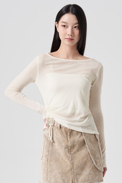 確実正規品MATIN KIM SPORTY TRACK JERSEY TOP Matin Kim Sporty Track Jersey Top In Grey | Basic Tees for