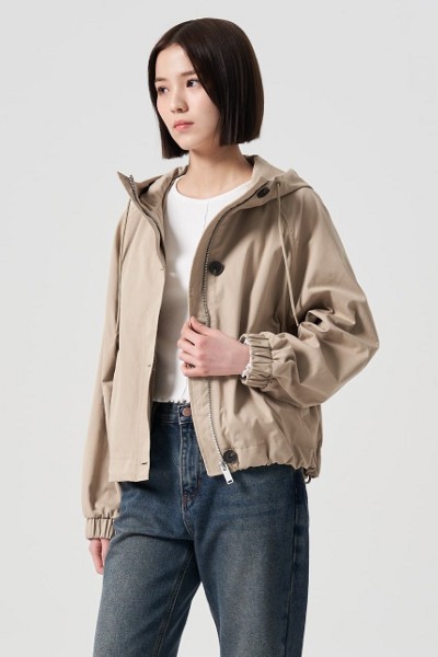 フリースジャケット COVERNAT Reversible comfy boa hoodie zip-up jacket khaki CO2 Covernat Unisex Reversible Compy Boa Zipup Jacket Black