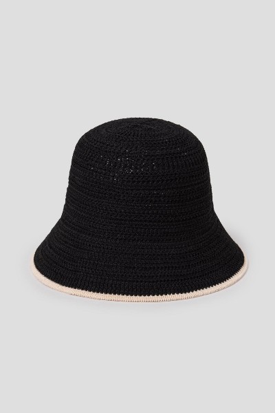 MLB Unisex Dia Monogram Point Bucket Hat NY Yankees Black