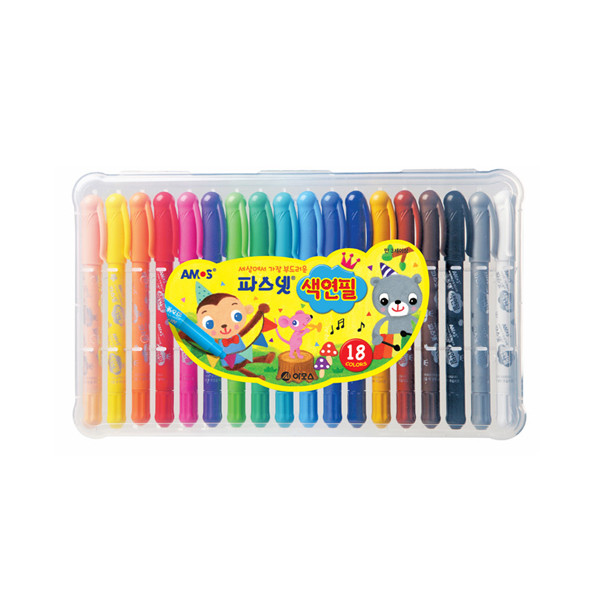 Aazon.co : Aos Preiu Non-toxic Silky Crayon Pasnet 6 Colors
