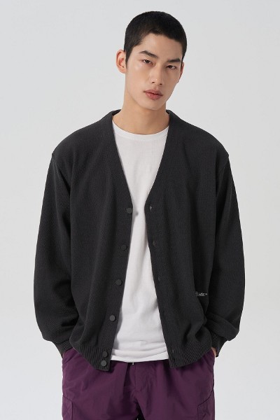 8seconds Cotton Texture Oversized Cardigan Navy | Cardigans