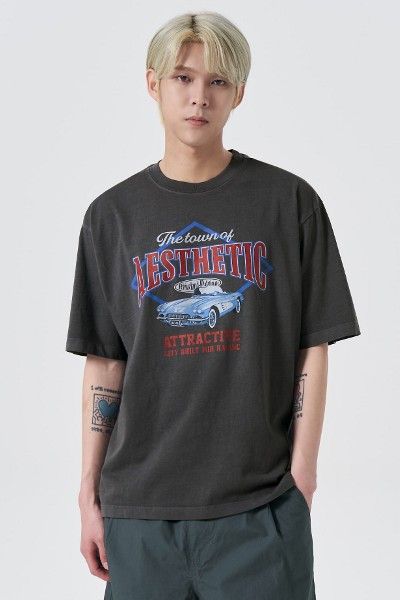 Kodak Apparel Unisex Cine Kodak Pigment Dyeing Short Sleeve