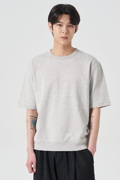 8seconds Textured Regular Fit Tee Shirt White | Crewneck for