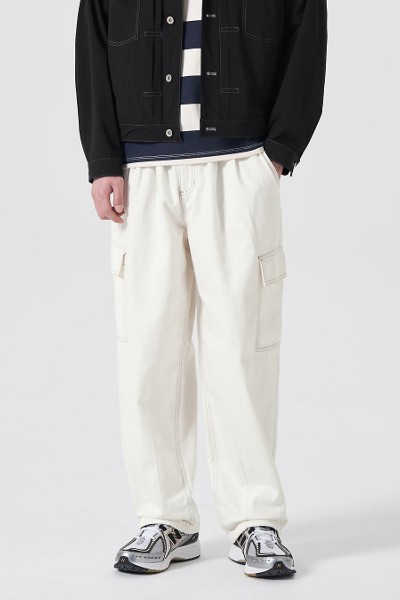 8seconds Utility Zipper Cargo Pants Black | Cargo for Men