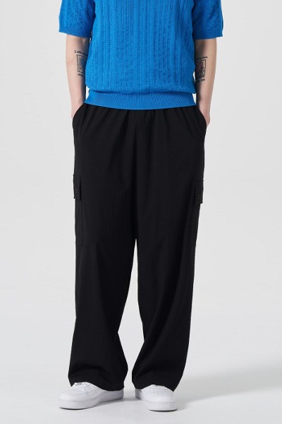 8seconds Utility Zipper Cargo Pants Black | Cargo for Men