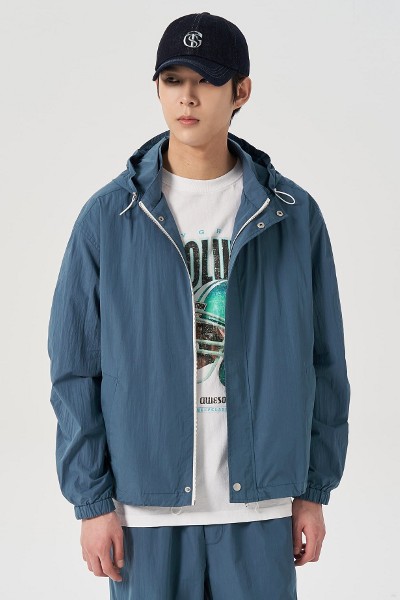[COVERNAT]★HEAVY OXFORD HOODIE JACKET Covernat Unisex Heavy Oxford Hoodie Jacket Black | Hooded