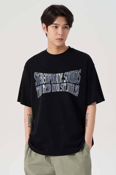 ★KODAK★ Breezepop Mesh Texture Short Sleeve T-Shirt IVORY Printed short sleeve plush T-shirt - T-shirts - Men | Bershka