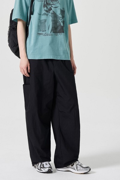 koko♡です 8seconds Nylon Peach Fatigue Pants Ash | Joggers