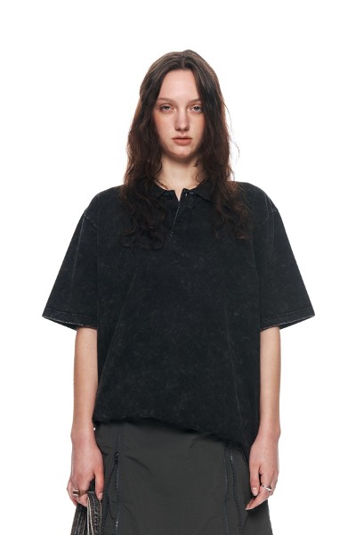 ★ SALE!! ★【Matin Kim】MATIN TYPO LONG SLEEVE TOP Matin Kim Matin Embroidery Logo Top In Black | Basic Tees