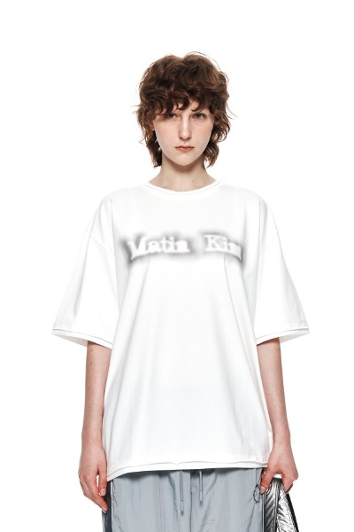 ★Matin Kim★ SUN EMBROIDERY GRAPHIC TOP IN CHARCOAL MK2434T Matin Kim-SUN EMBROIDERY GRAPHIC TOP IN CHARCOAL│삼성물산