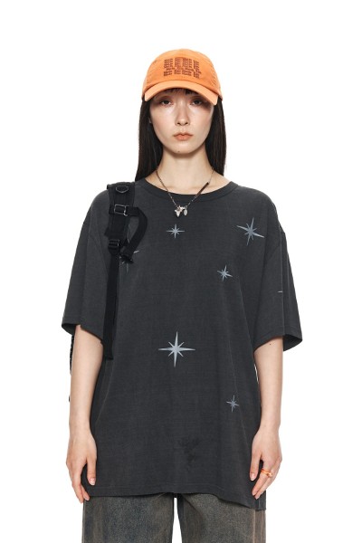 ★関税込★ACME DE LA VIE★A LOGO EMBLEM TERRY COLLAR T-SHIRT acme de la vie