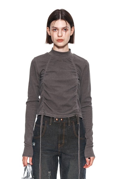 8seconds Wool Tencel Turtleneck Tee Shirt Light Purple