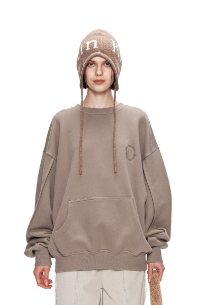 パーカー・フーディ COVERNAT C Logo Lambswool Hoodie Knit Ivory Covernat Unisex C Logo Lambs Wool Hoodie Knit Ivory