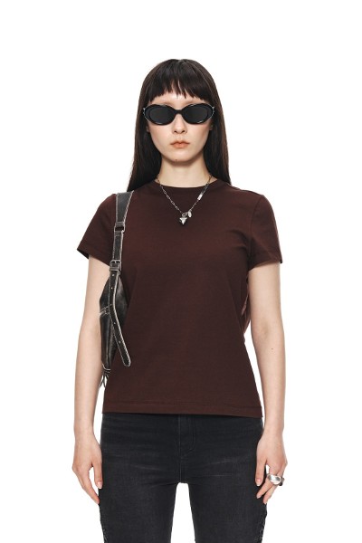 ★Matin Kim★COLOR POINT ARCH LOGO TOP IN BLACK COLOR POINT ARCH LOGO TOP IN BLACK – Matin Kim