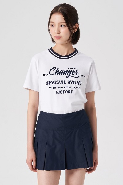 ★2023SS新作★KIRSH★CHERRY SCRAWL GRAPHIC T-SHIRT KIRSH Cherry Scrawl Graphic Tee Shirt White | Basic Tees for