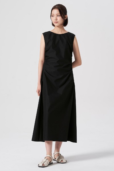 8seconds Cotton Nylon Sleeveless Dress Navy | Basic Dresses