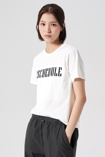 KIRSH Cherry Cap Sleeve Tee Shirt Light Yellow | Basic Tees