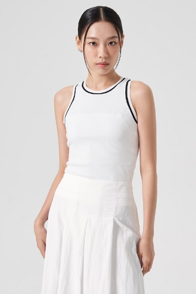 ★MLB Korea★ Women's Basic Crop Short Sleeve T-Shirt NY Whi MLB Street Logo Functional Crop Short Sleeve Tee Shirt NY