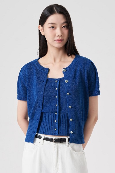 MIXXO Collar Neck Zipup Cardigan | Cardigans for Women | KOODING