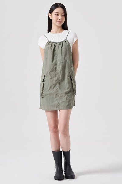 ★関税込★MLB★Women's small logohooded dress★ MLB Basic Small Logo Hoodie Dress NY Yankees Black | Basic