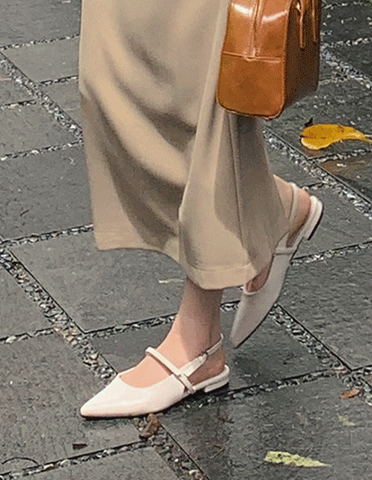 【COLOR iN ID】Gradient Flat Stiletto Gradient Pumps High Heels Shoes Pointed Toe Dresses Pumps