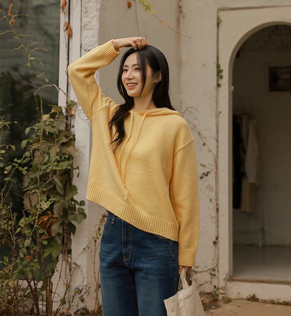 ★★COVERNAT★★ Henry neck string sweatshirt oatmeal CO2303 Covernat Unisex Henry Neck String Sweatshirt Oatmeal