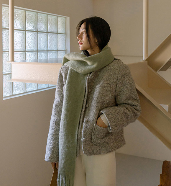 8seconds Lambs Wool Muffler Ash | Scarves & Mufflers for 8seconds Lambs Wool Muffler Ash | Scarves & Mufflers for