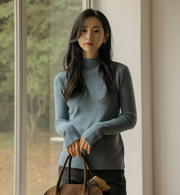 ニット・セーター COVERNAT C LOGO TURTLENECK KNIT UK1095 Covernat Unisex C Logo Turtleneck Knit Black | Turtlenecks
